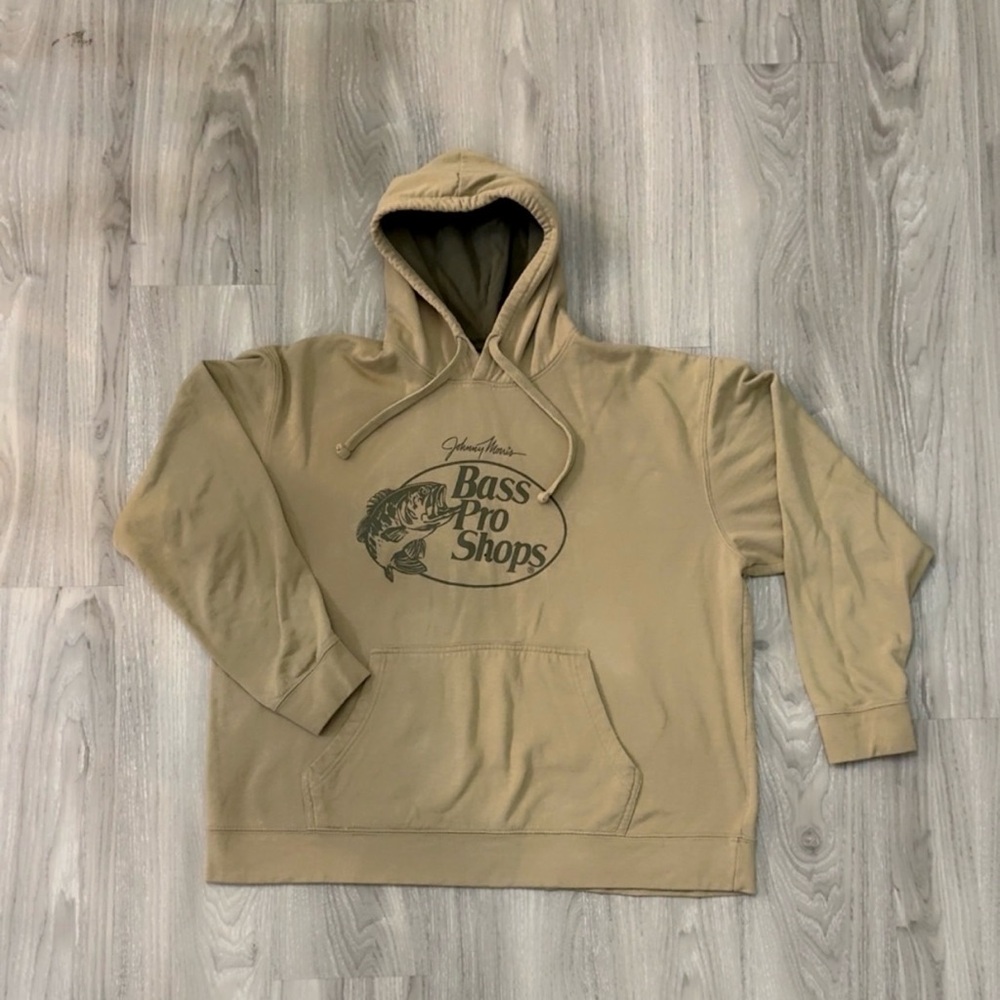 Bass Pro Shops Khaki Hoodie for Men